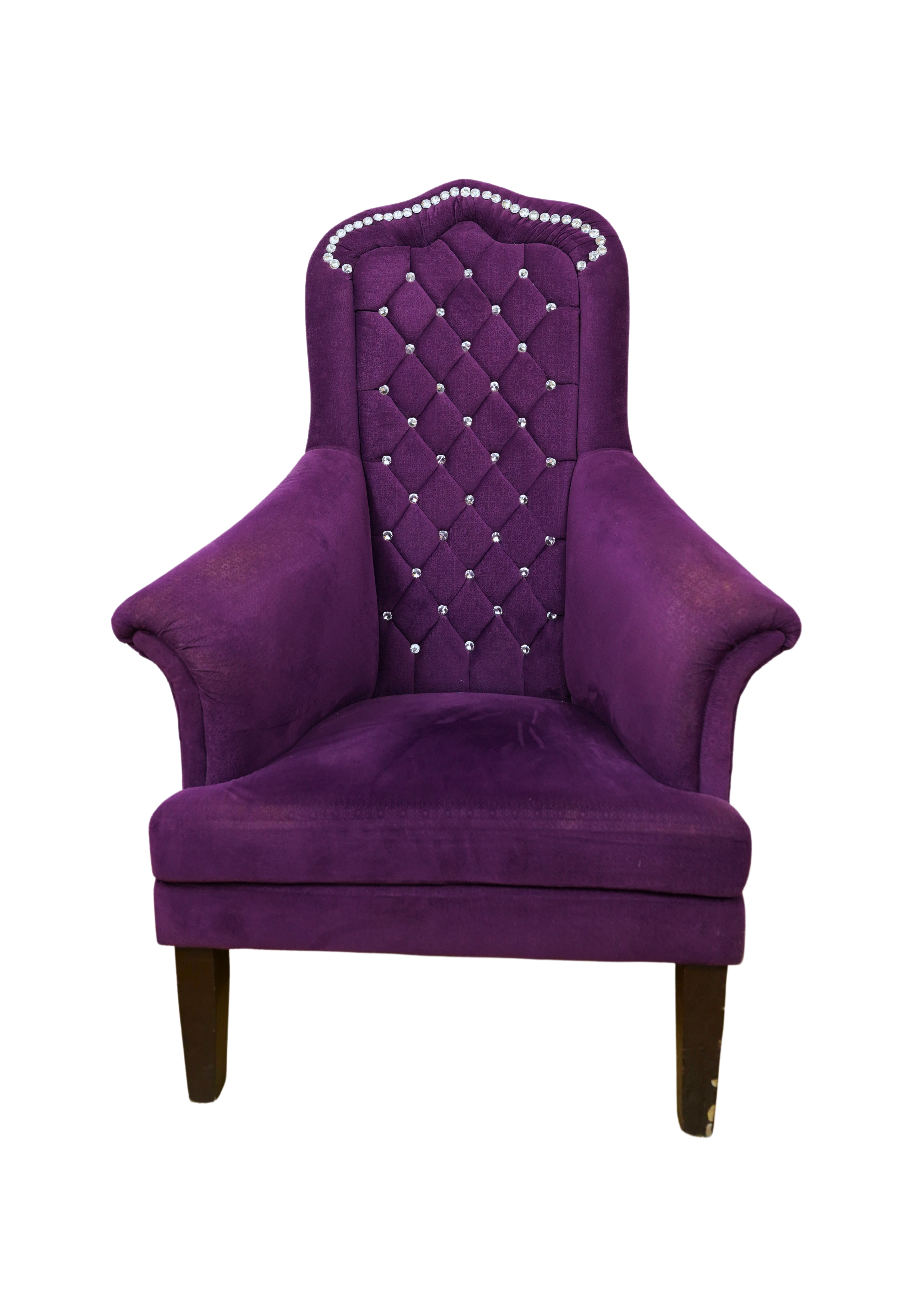 Tall Purple Elegant Chair