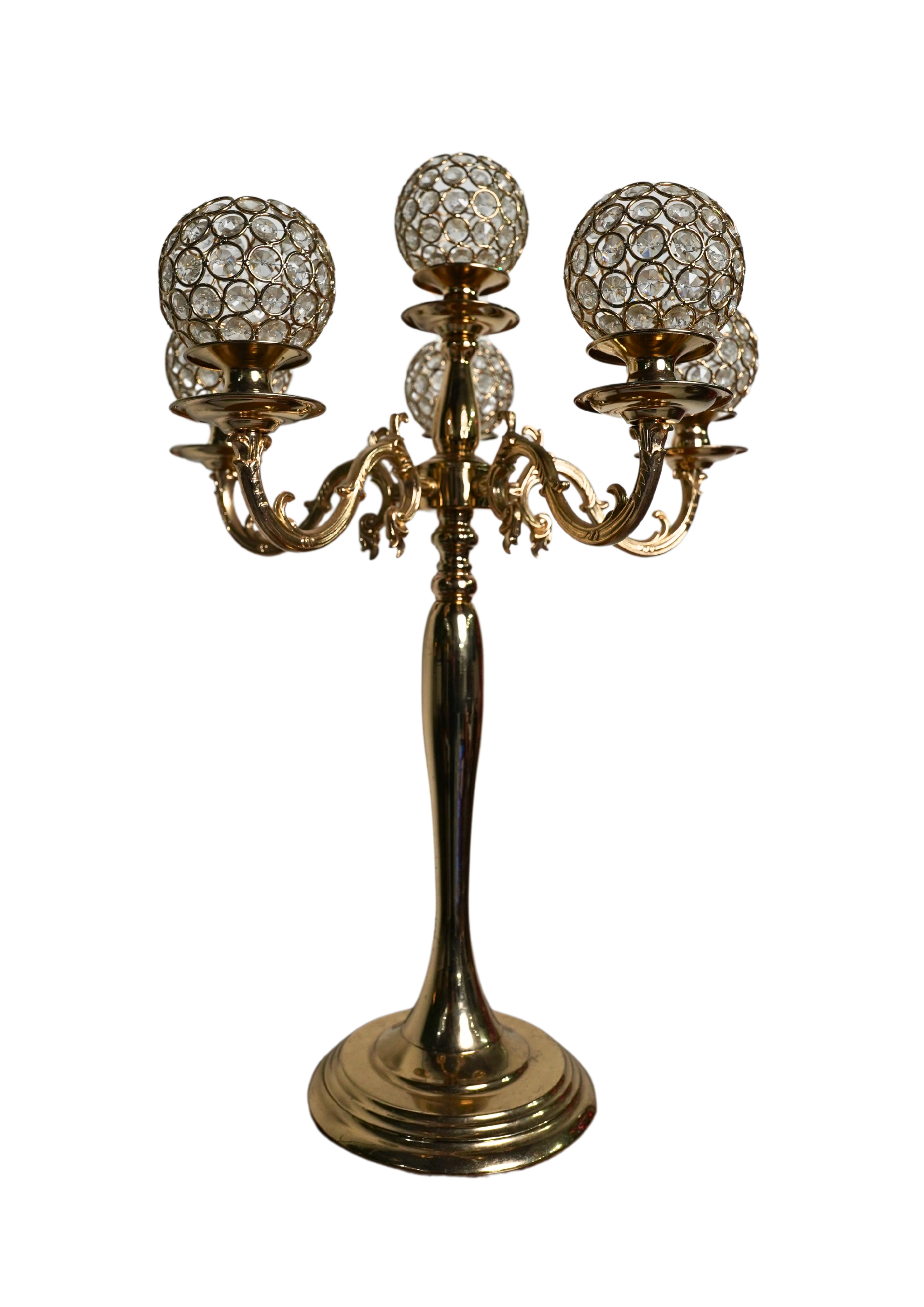 Bronze Crystal Lamp